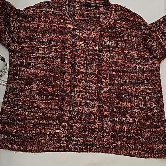 Peruvian Connection Alpaca Wool Cropped Sweater Top Size M/L - Picture 3 of 8